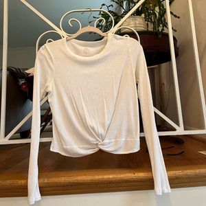 Aerie real soft white long sleeve